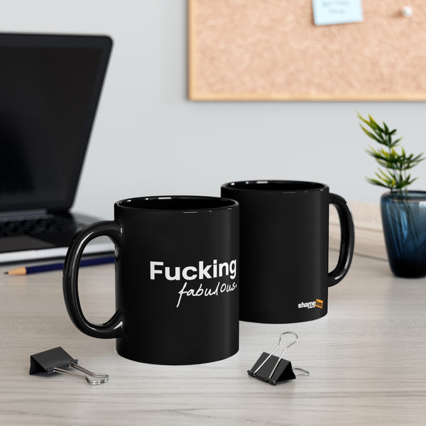 Fucking Fabulous Black Mug