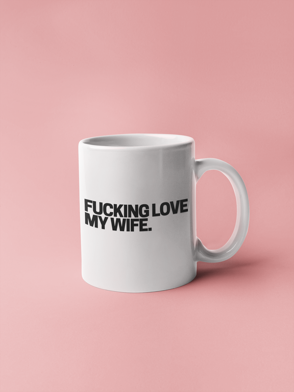 Love My Wife Mug White