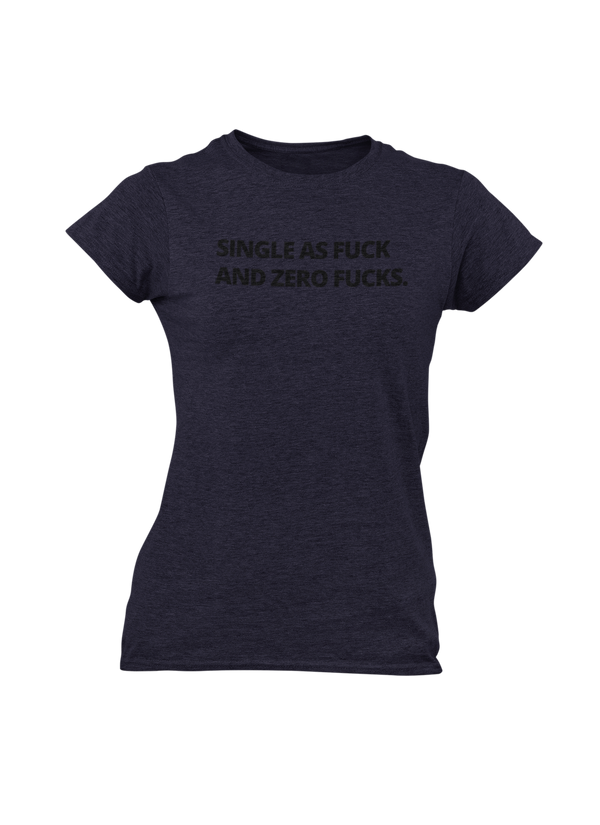 Women's Single AF Black Print