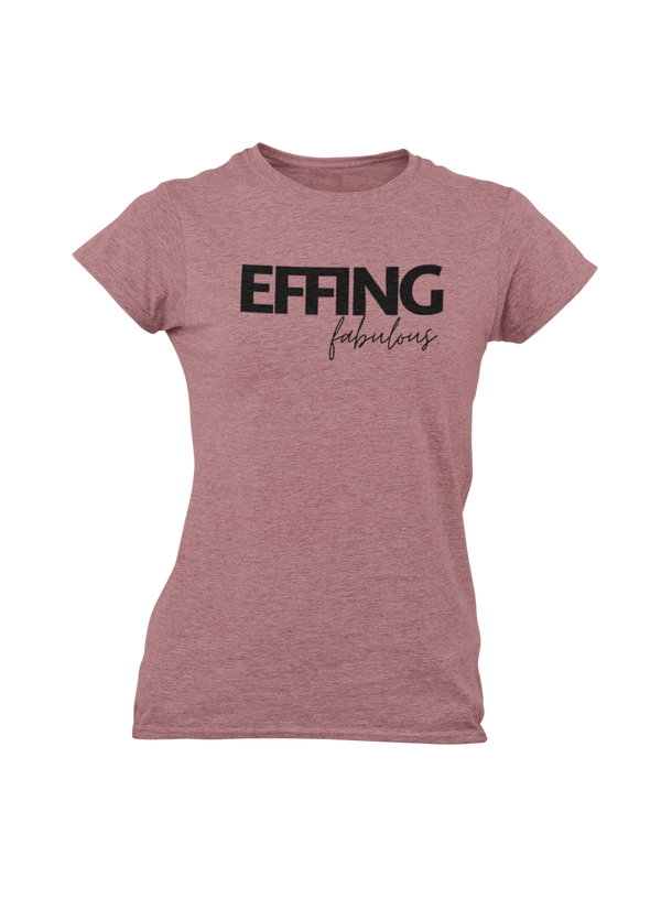 Women's EFFING Fabulous Black Print