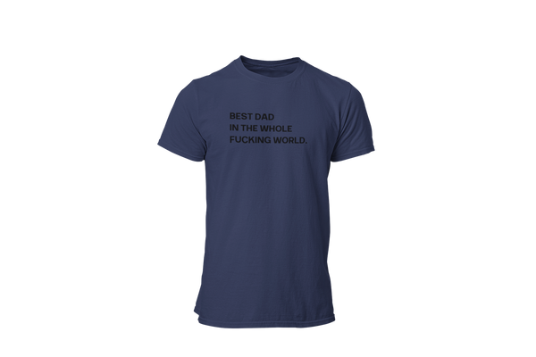 Men's Best Dad Black Print