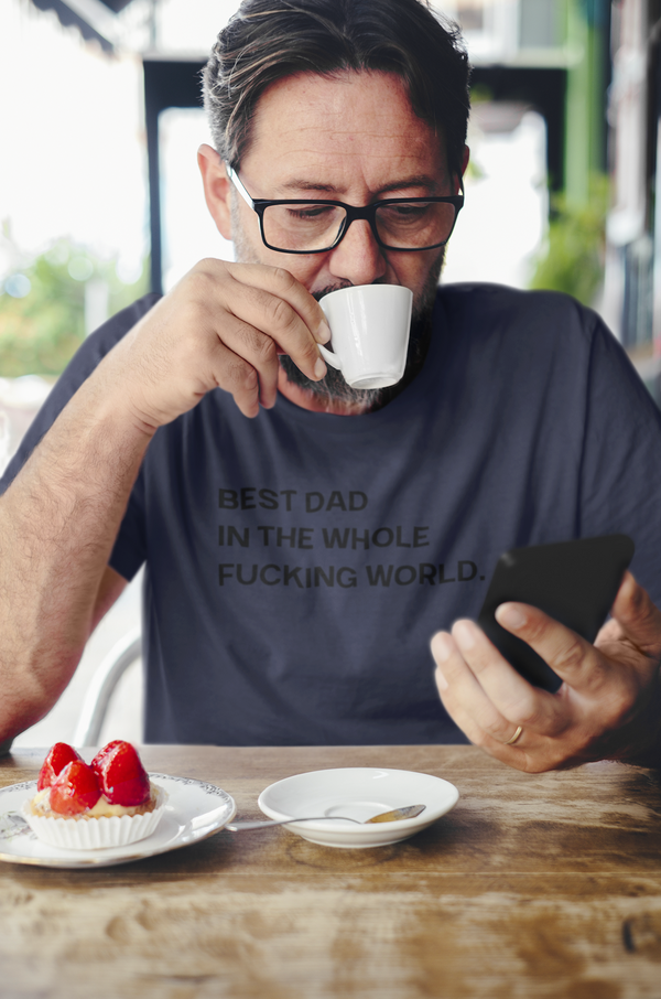 Men's Best Dad Black Print