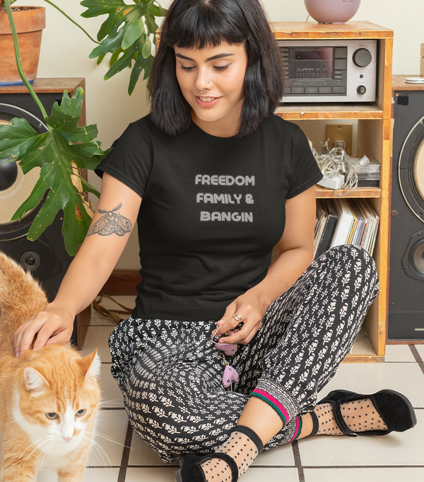 Women's Freedom Family Bangin Graphic