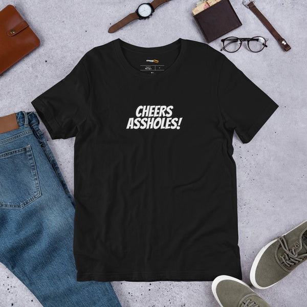 Men's Cheers Assholes Graphic