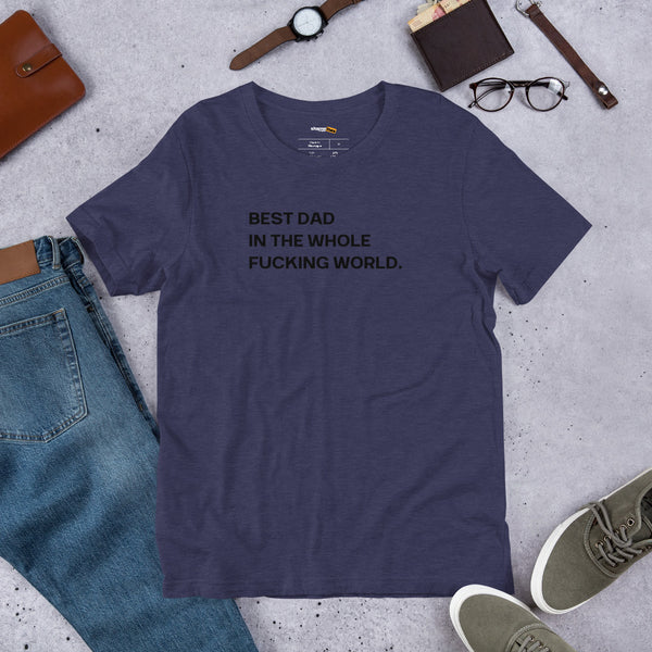 Men's Best Dad Black Print