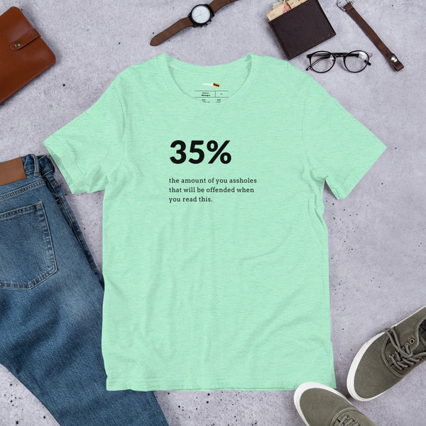 Men's 35% Of You Assholes Graphic