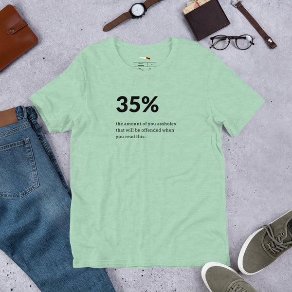 Men's 35% Of You Assholes Graphic