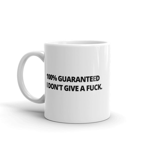 100% Don't Give A Fuck Mug White