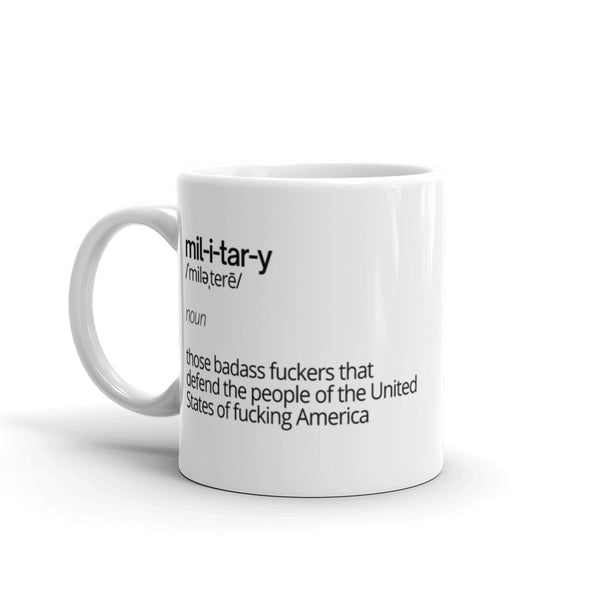 Military Definition Mug Graphic