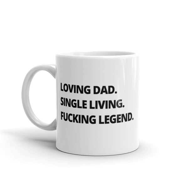 Single Dad Mug White