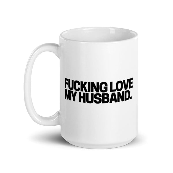 Love My Husband Mug White