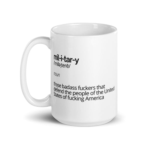 Military Definition Mug Graphic