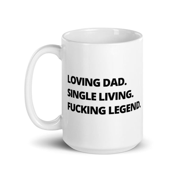 Single Dad Mug White