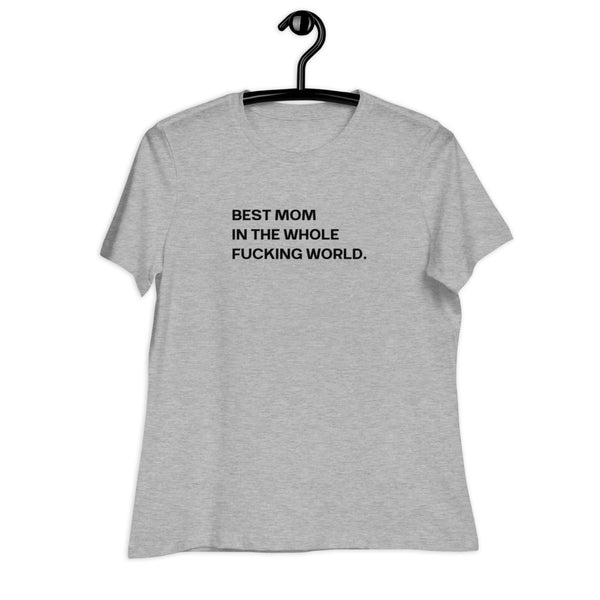 Women's Best Mom Black Print