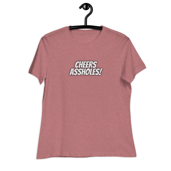 Women's Cheers Assholes Graphic