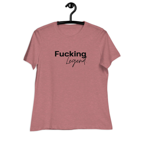 Women's Fucking Legend Black Print