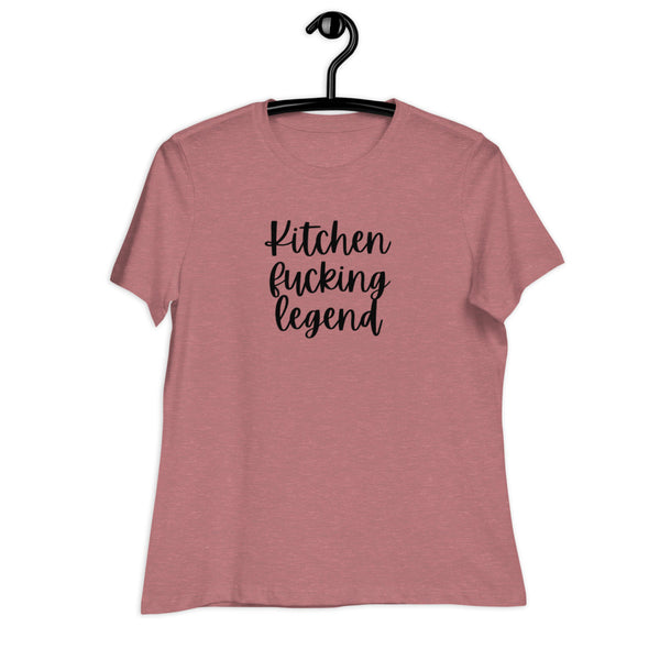 Women's Kitchen Fucking Legend Graphic 2