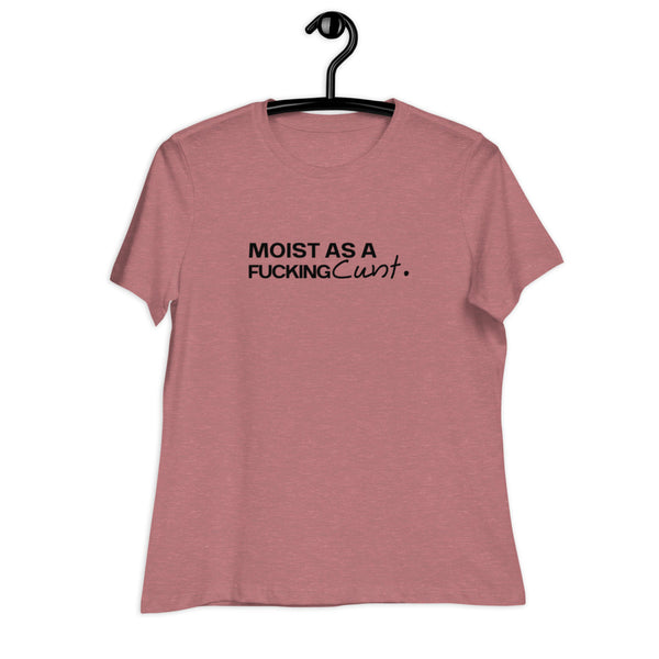 Women's Moist Cunt Black Print