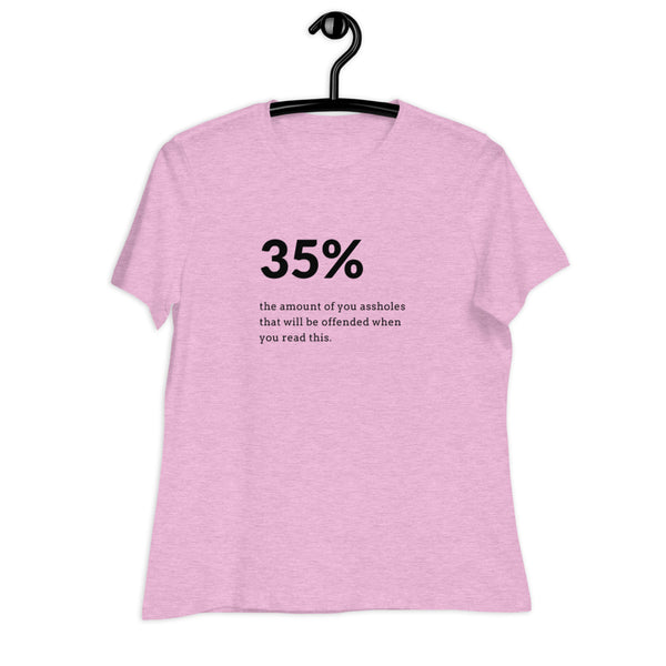 Women's 35% Of You Assholes Graphic