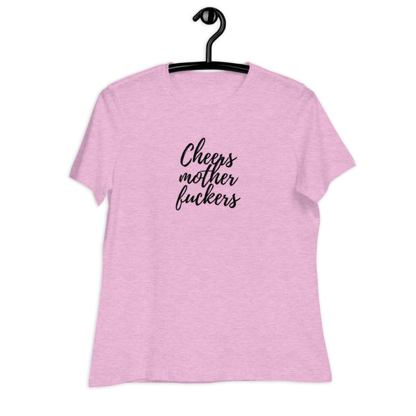 Women's Cheers Mother Fuckers Black Print