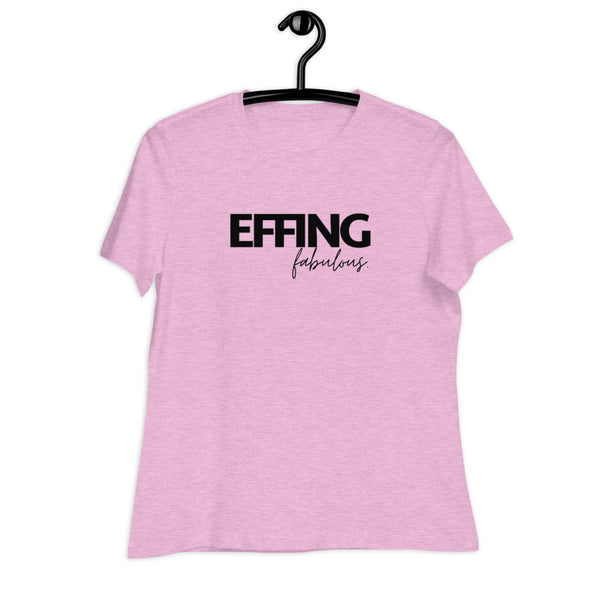 Women's EFFING Fabulous Black Print