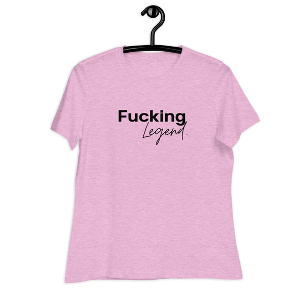 Women's Fucking Legend Black Print