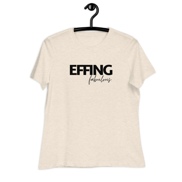 Women's EFFING Fabulous Black Print