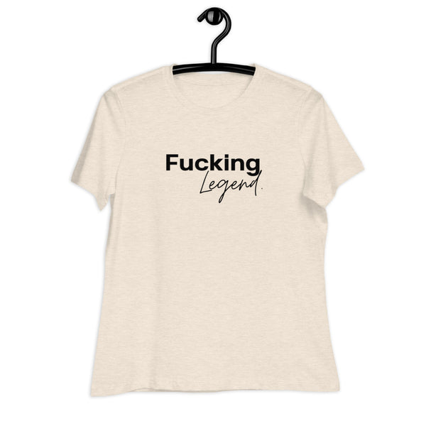 Women's Fucking Legend Black Print