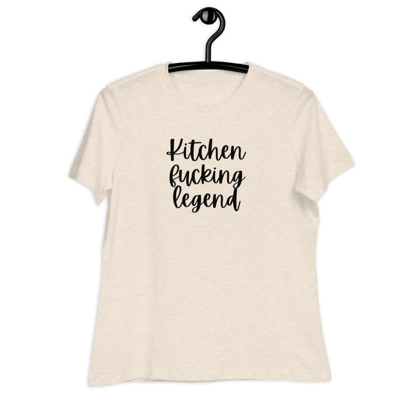 Women's Kitchen Fucking Legend Graphic 2