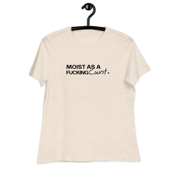 Women's Moist Cunt Black Print