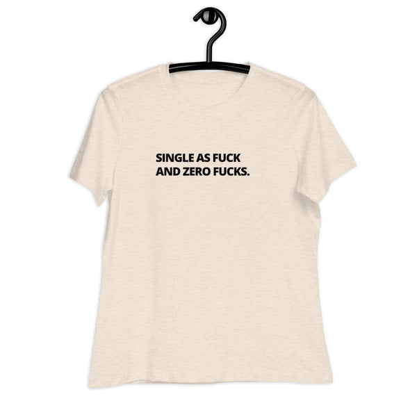 Women's Single AF Black Print