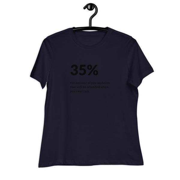 Women's 35% Of You Assholes Graphic