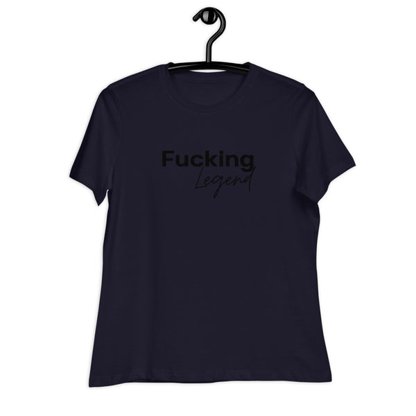 Women's Fucking Legend Black Print