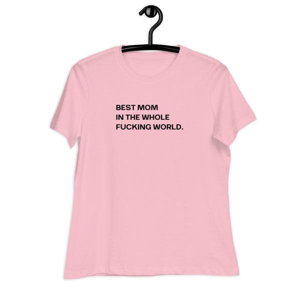 Women's Best Mom Black Print