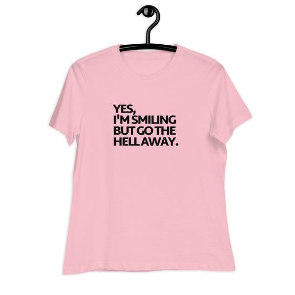 Women's Go The Hell Away Black Print