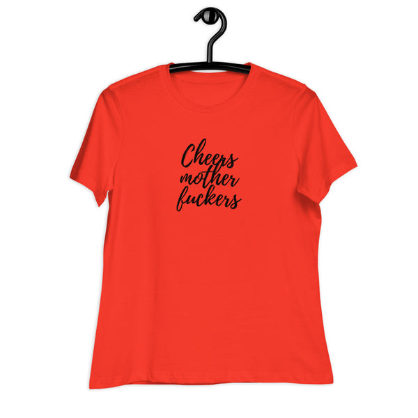 Women's Cheers Mother Fuckers Black Print