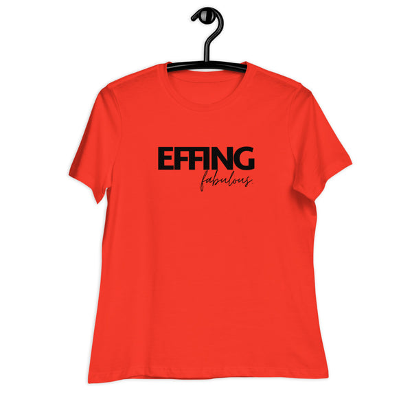 Women's EFFING Fabulous Black Print