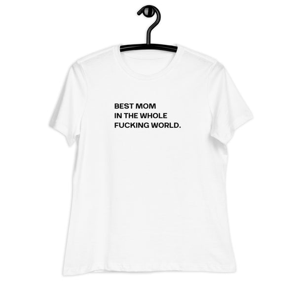 Women's Best Mom Black Print