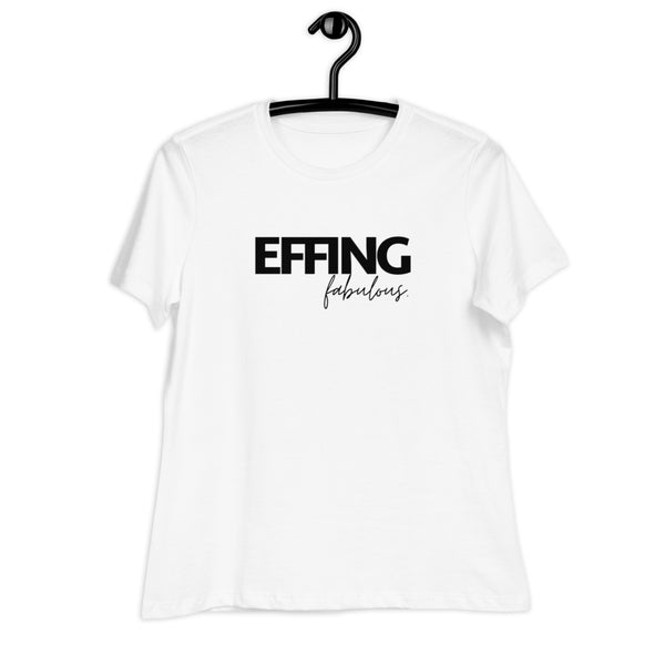 Women's EFFING Fabulous Black Print