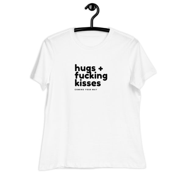 Women's Hugs & Fucking Kisses Graphic